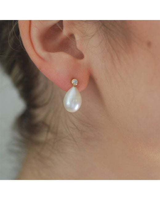 GEM BAZAAR Pink The Pearly Gates Earrings