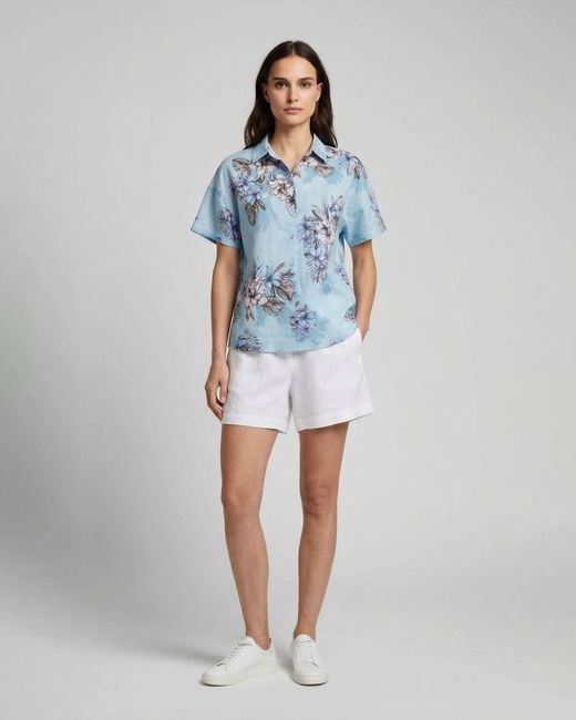 Lords of Harlech White Leanne Drawstring Short