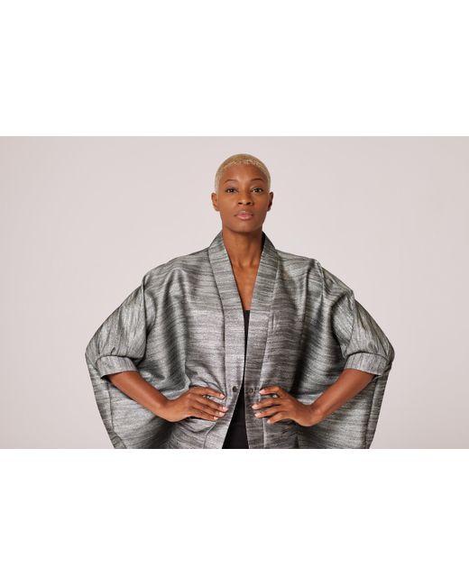 Lioness by Tf Gray Sand Storm Midi Kimono Jacket