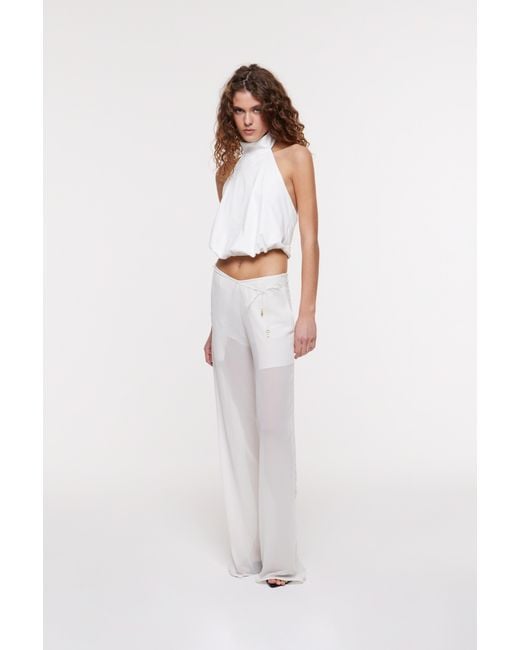 Bianca Resortwear White Paloma Trousers
