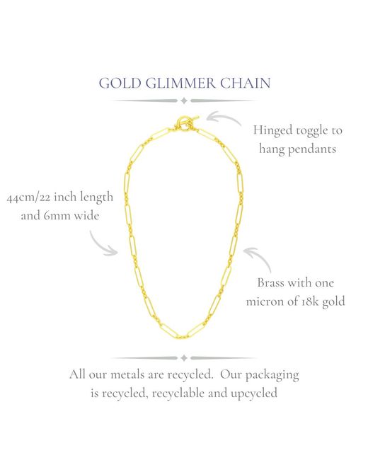GEM BAZAAR Metallic Glimmer Chain