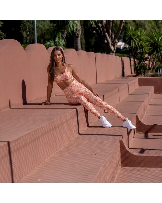 Befitnesslou Orange Coral Snake Legging