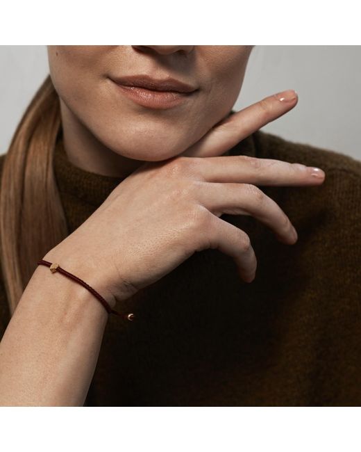 Harbour Uk Red Heart Rope Bracelet