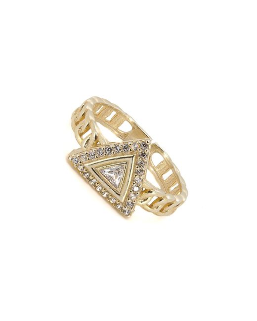 Ebru Jewelry Metallic Vermeil Diamond Ring