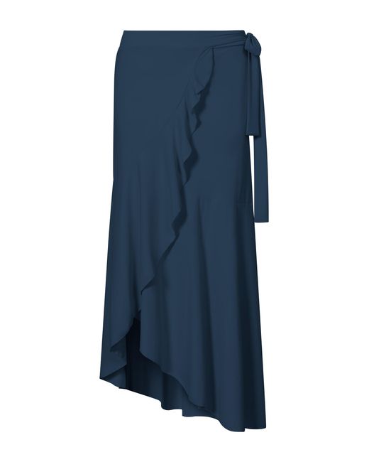 Kalani Sunwear Blue Rio Uv Wrap Skirt