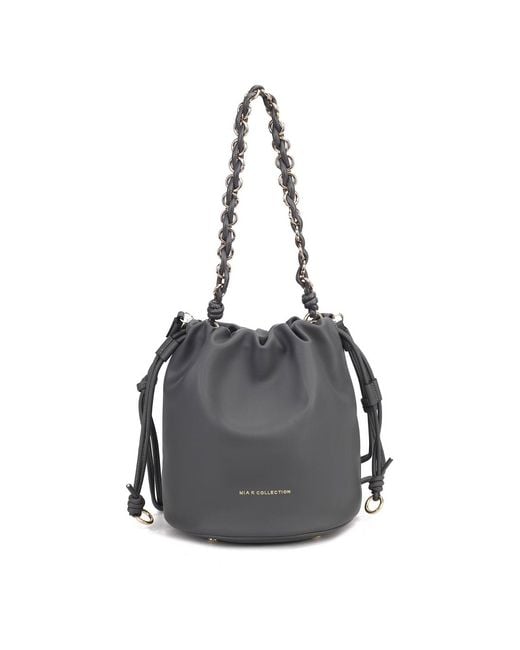 Mkf Collection - J'omor Black Paityn Bucket Bag