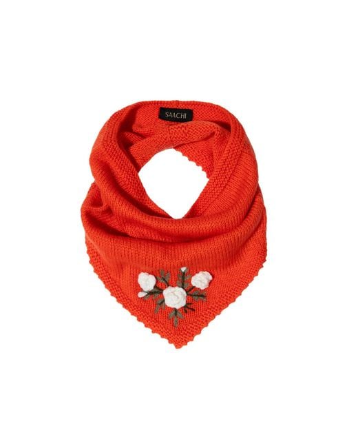 Saachi Floral Embroidered Snood