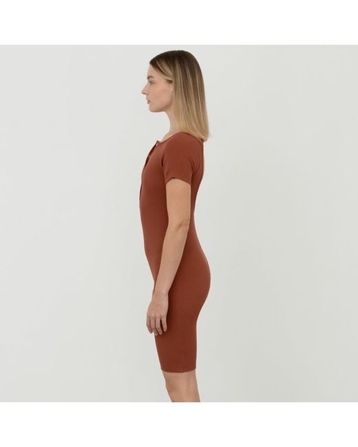 The Koozy Red Julie Short Sleeve One-Piece