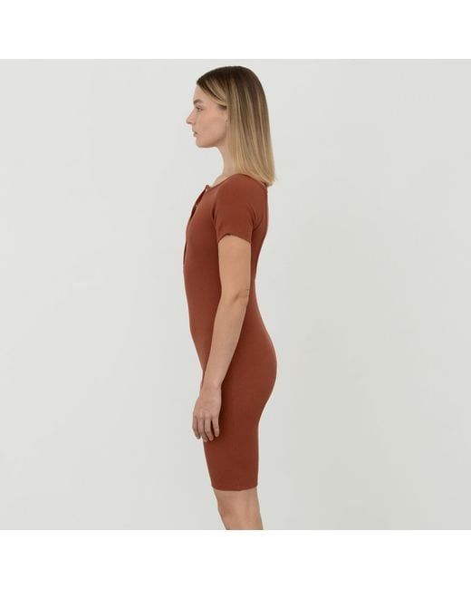 The Koozy Red Julie Short Sleeve One-Piece
