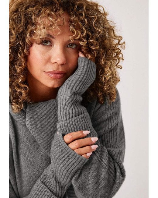Loop Cashmere Gray Cashmere Mitt