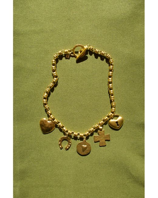 Sccollection Metallic Robin Charm Necklace