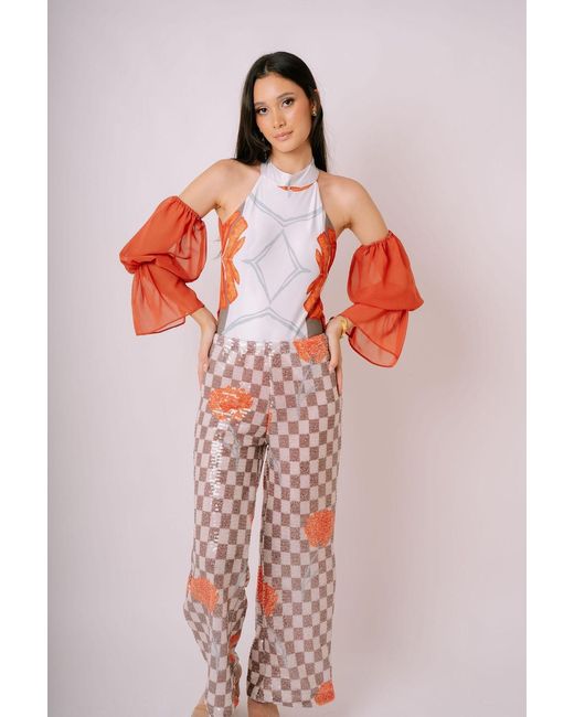 San Malo Red Laguna Bodysuit