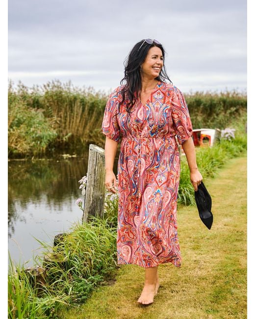 Zoe Red Veda Dress