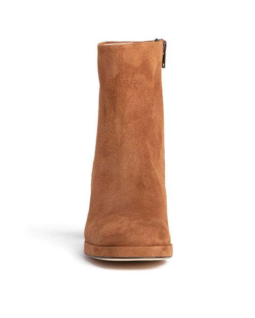Beautiisoles by Robyn Shreiber Made in Italy Brown Scottie Camel & Cognac Bootie