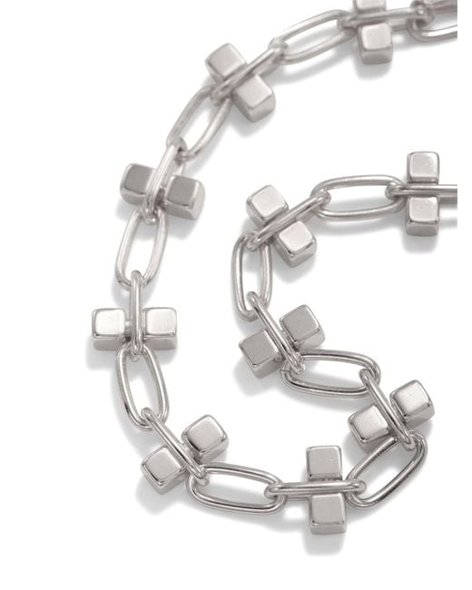 Jaredjamin Metallic Blockbuster Chain Bracelet for men