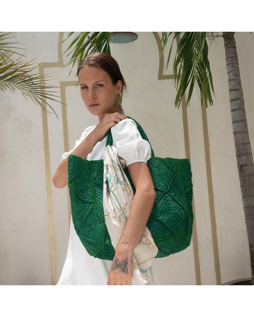 Zanatany Concepts Green Nico- Tote Bag
