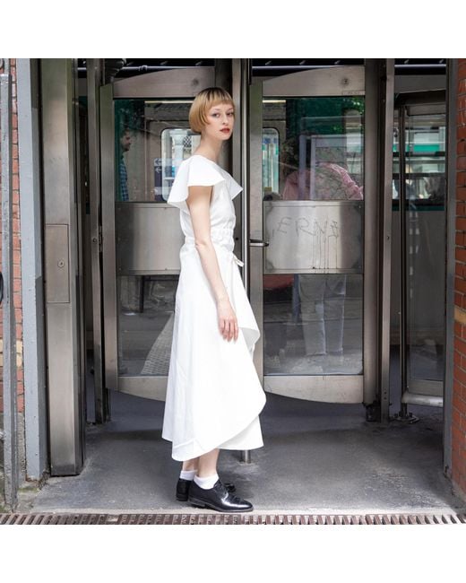 Bianca Popp White Samurai Dress