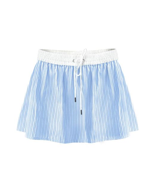 OW Collection Blue Ella Mini Skirt