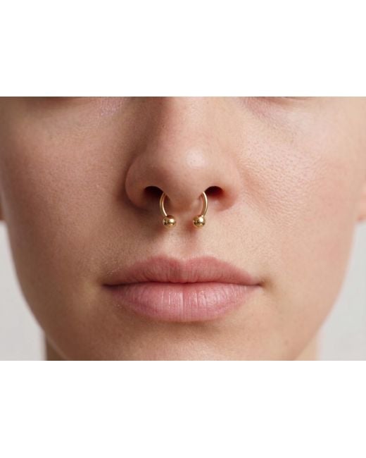 Zahav Jewelry Black 10K Solid 16G 8Mm Horseshoe Barbell