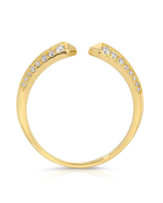Maya Brenner Metallic Open Diamond Ring