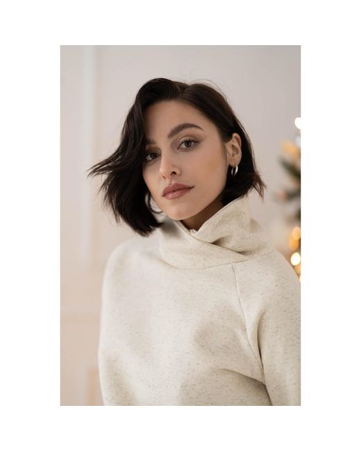 Oh!Zuza Natural Neutrals Roll-Neck Sweatshirt