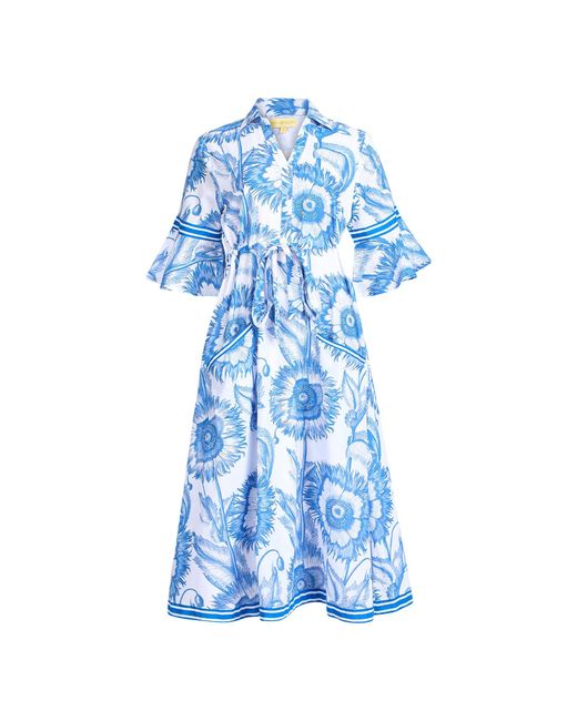 IslaPayal Blue Cape Midi
