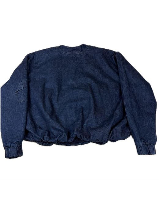 Win Out Blue Balloon Denim Bomber for men