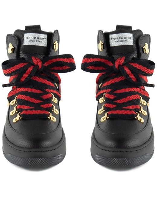 Keith Scarrott Shoes Black Scalata Hiker Trainer