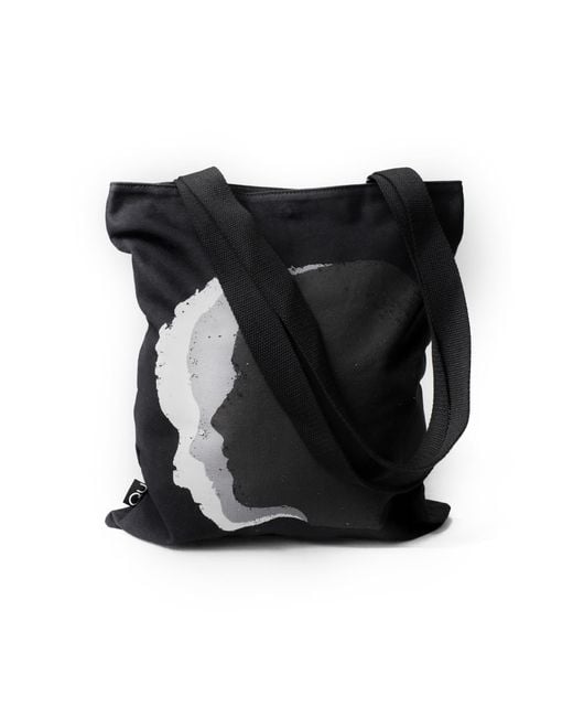 Qu Black Heads Canvas Tote Bag