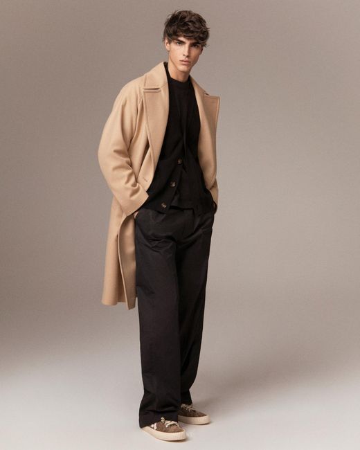 Springa | Unique Vulcanized Sneakers Italian Handmade Natural Wavy Suede Taupe Embroidery Sneakers for men