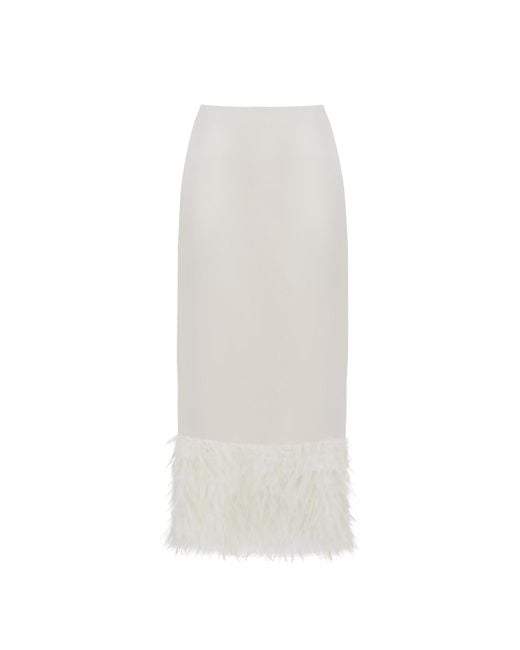 Syla Atelier White Şehper Skirt