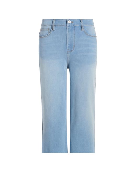 Commando Blue High-Rise Cropped Wide Leg