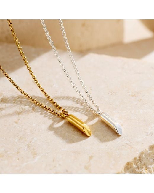 Posh Totty Designs Metallic Plated Mini Flow Bar Necklace