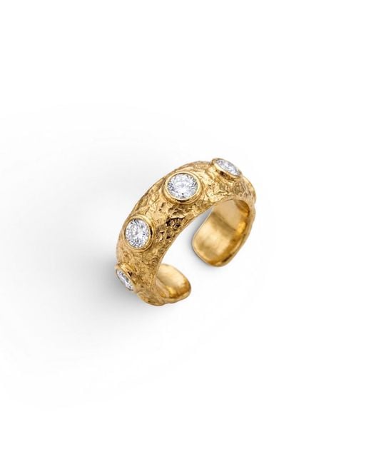 Martina Rozenberg Smira Jewelry Metallic Abrazo Cuff