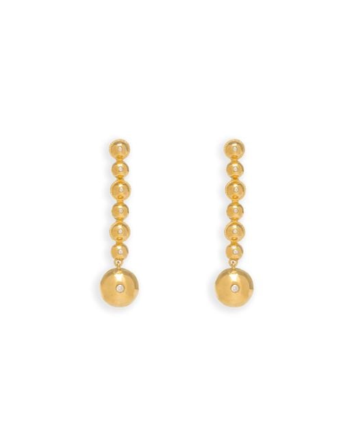 Lavani Jewels Metallic Hibiscus Earrings