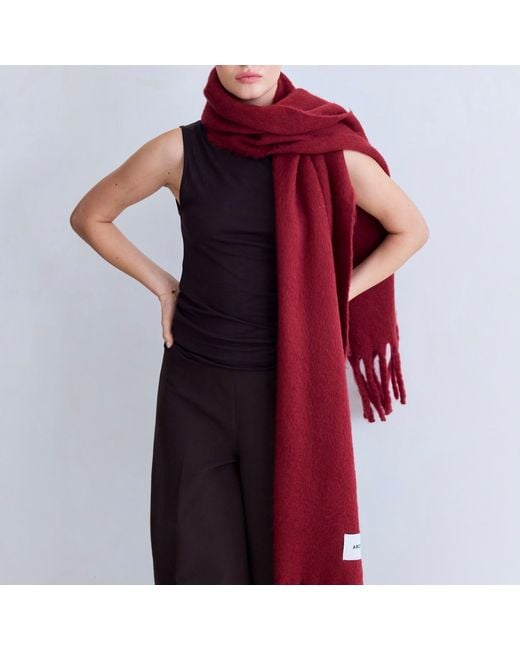 Arctic Fox & Co. Red The Reykjavik Scarf Burgundy