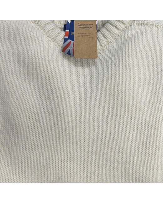 Arthur Beale Gray Oiled Wool Pelmo Jumper for men