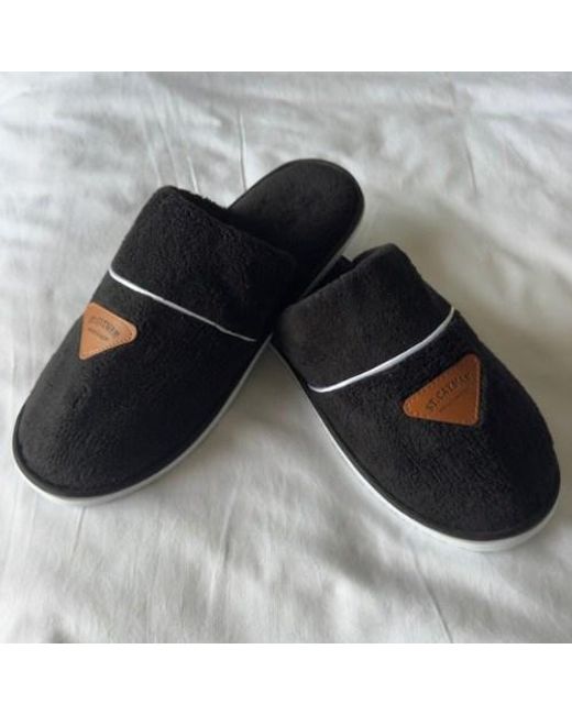St Cayman Black Hotel & Travel Slippers