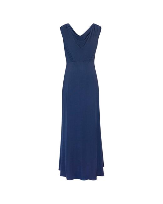 Alie Street London Blue Cruise Cowl Neck Gown