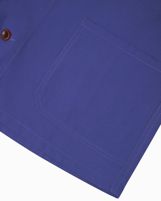 Uskees Blue Overshirt for men