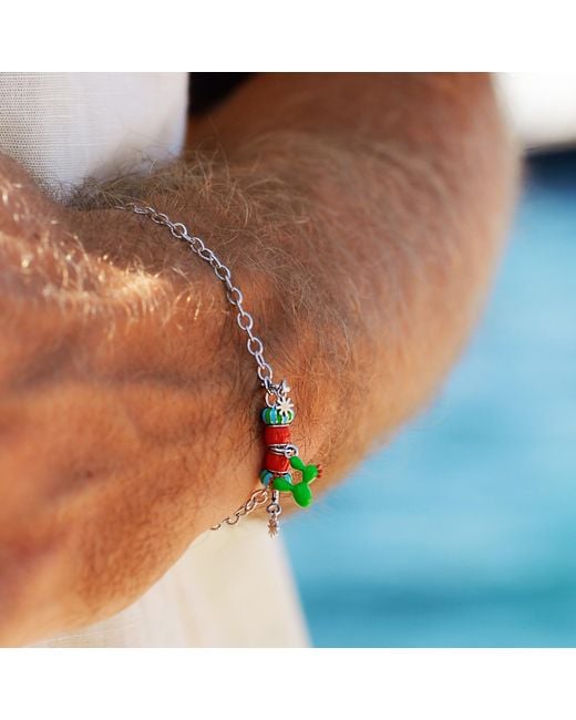 Pinnole Green Prickly Pear Charm