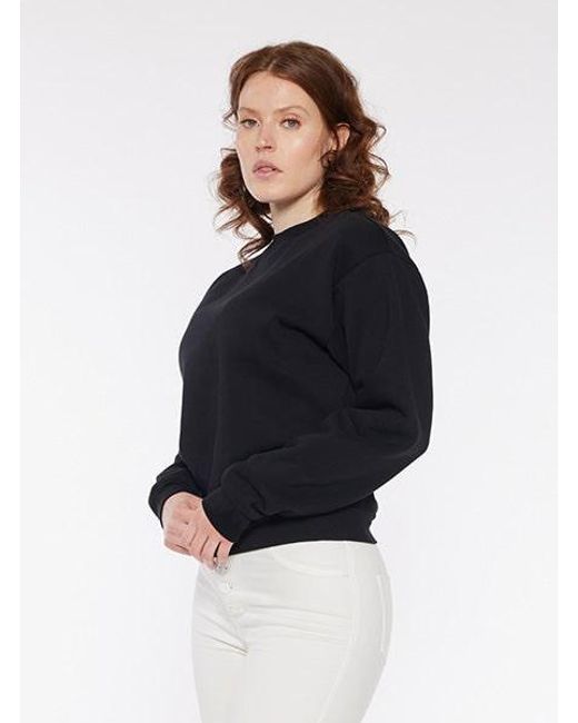 Circular Path Black Boyfriend Sweatshirt