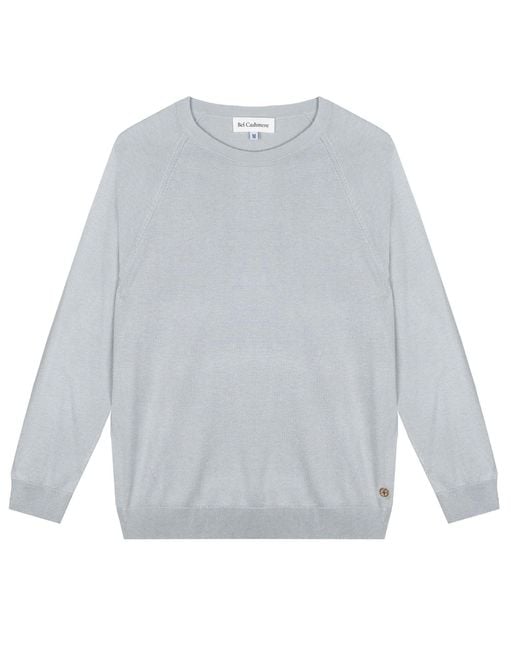 Bel Cashmere Gray Chelsea Cashmere And Silk Pearl
