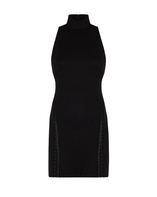 Khéla the Label Black Untamed Mini Dress With Hook And Eye Details