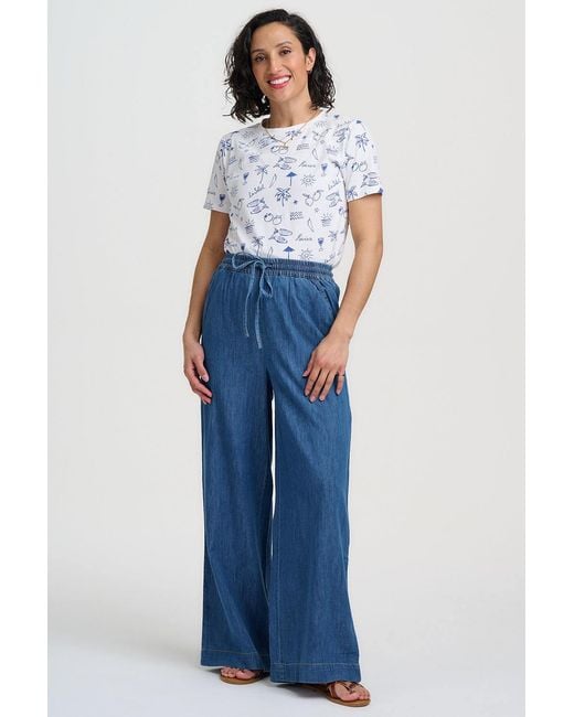 Sugarhill White Maggie T Shirt Off, Dolce Vita Print