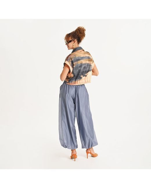 Lalipop Design Blue Mist Fluid Pants