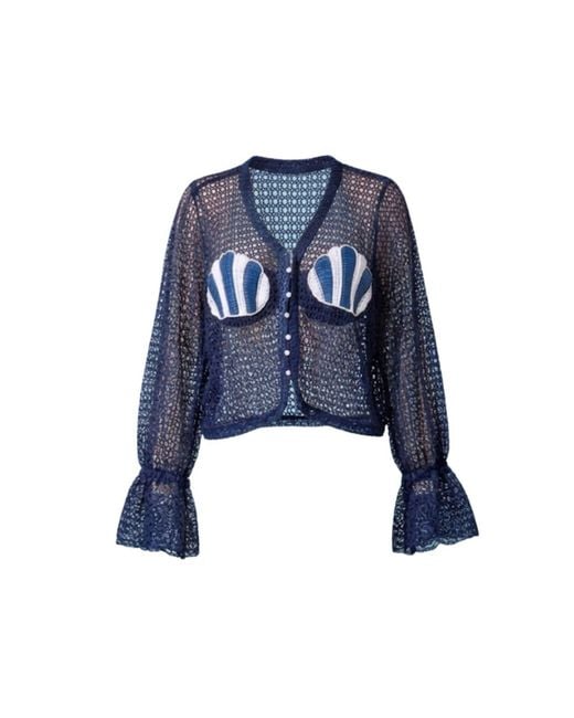 GLAM ON YOU Blue Oceane Top