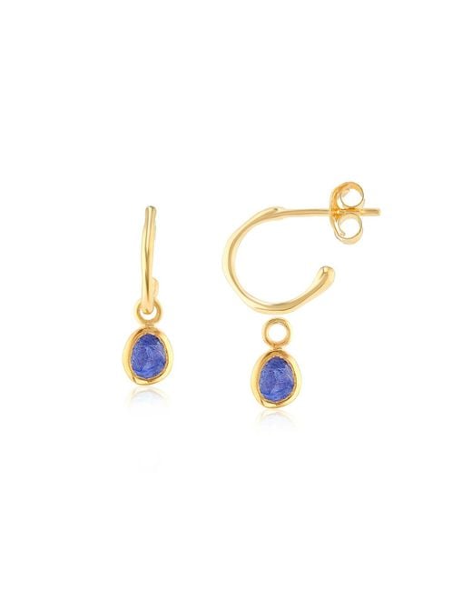 Auree Jewellery Blue Hampton Sapphire & Vermeil Earrings