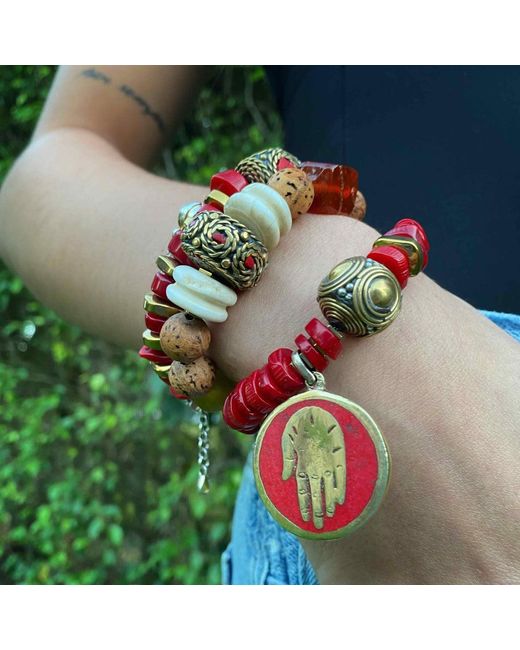 Ebru Jewelry Brown Vintage Style Bohemian Bracelet
