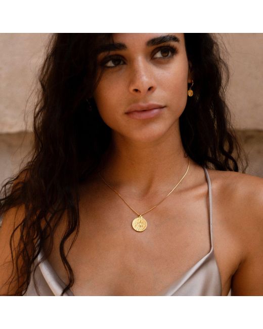Vermaye Switzerland Metallic Circe Necklace Vermeil Boxchain